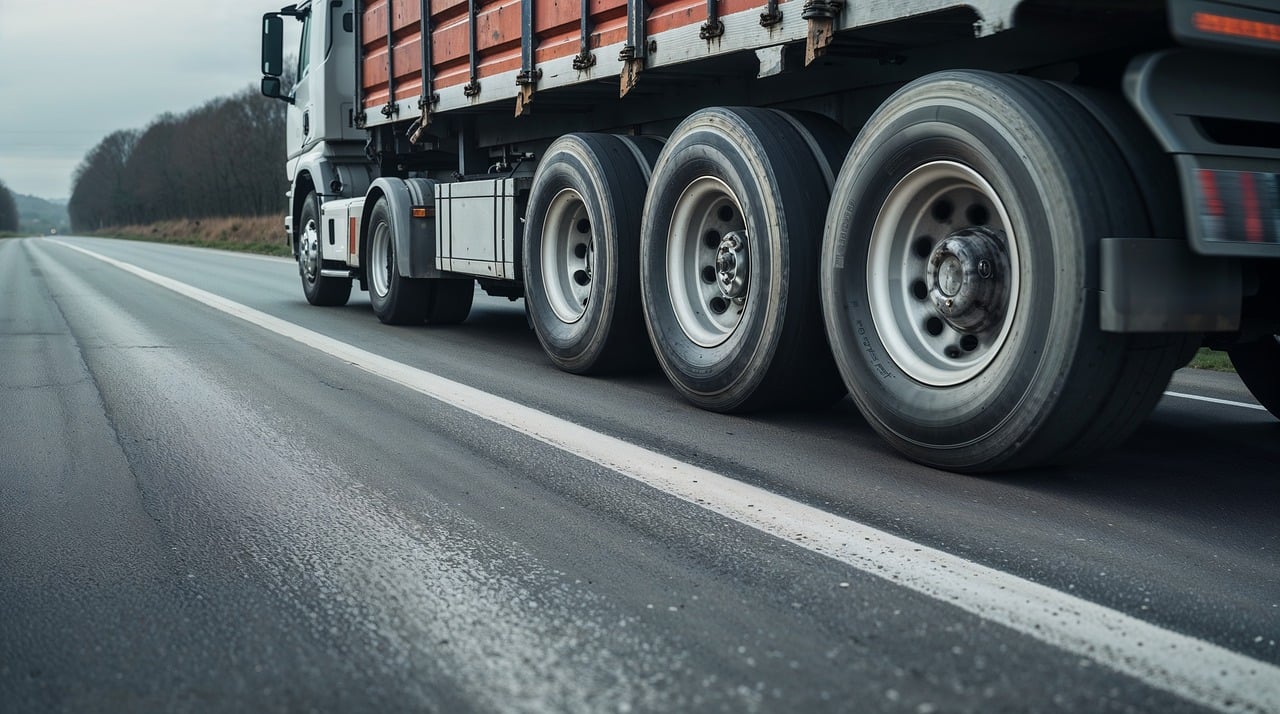 truck, highway, chassis, wheels, transportation, goods transportation, trucker, overland, interstate, ai generated-9357310.jpg